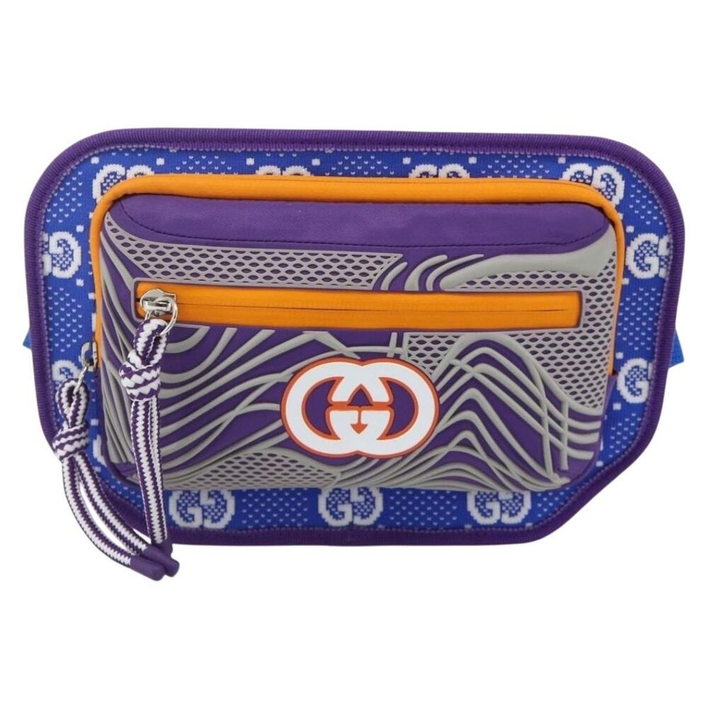 Gucci Nylon Crossbody Bag Purple